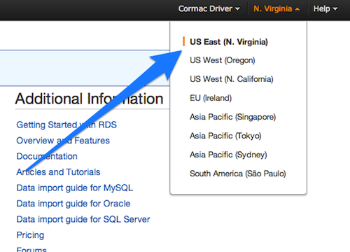 AWS Account Region