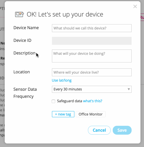 Device registration on Temboo