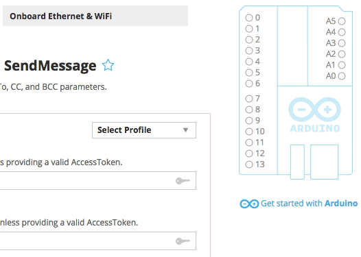 Setting up a pin on the virtual pin board