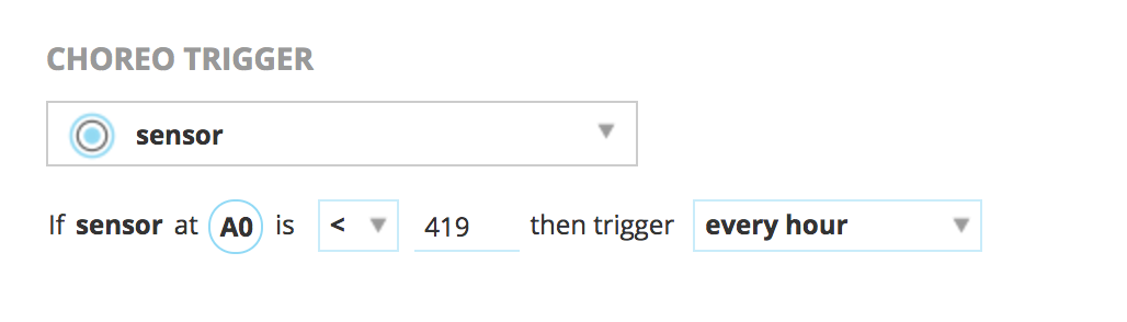 Setting a condition to trigger an email alert