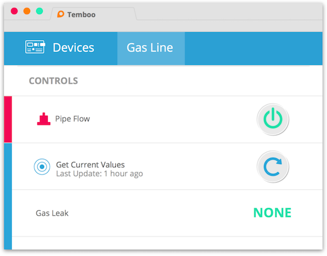 Controls Actuators with Cloud Controls