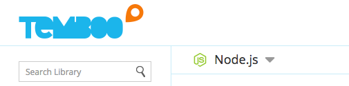 selecting Node dot J S as your development platform