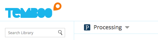 selecting Processing as your development platform