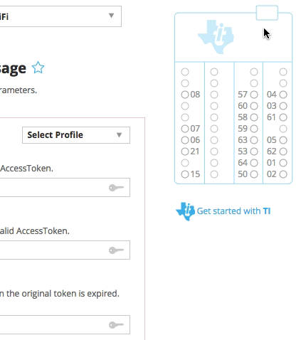 Setting up a pin on the virtual pin board