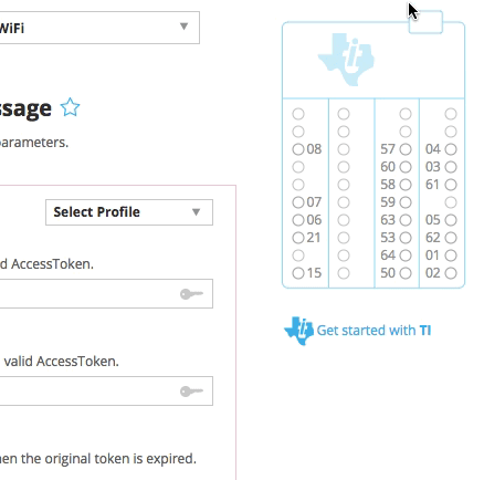 Setting up a pin on the virtual pin board