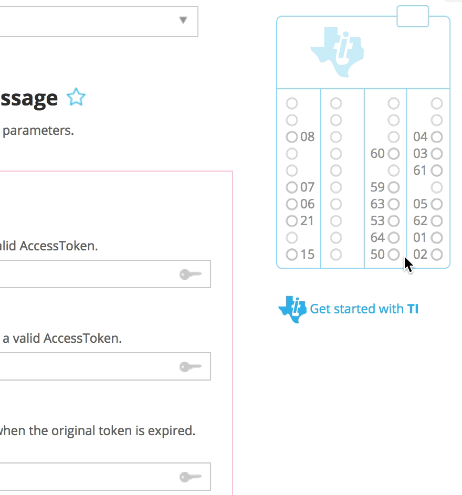 Setting up a pin on the virtual pin board