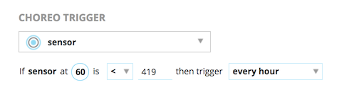 Setting a condition to trigger an email alert