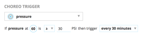 Setting a condition to trigger an email alert