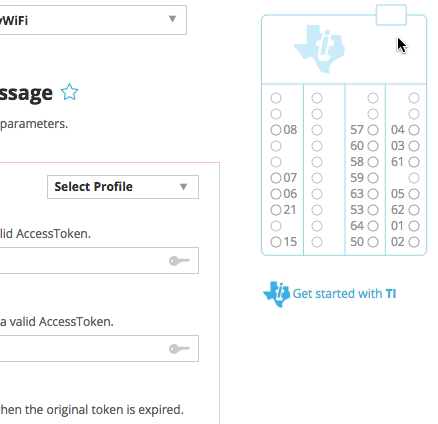 Setting up a pin on the virtual pin board