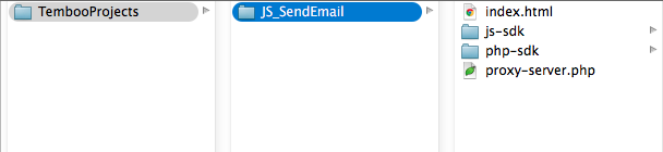 What your project folder should look like